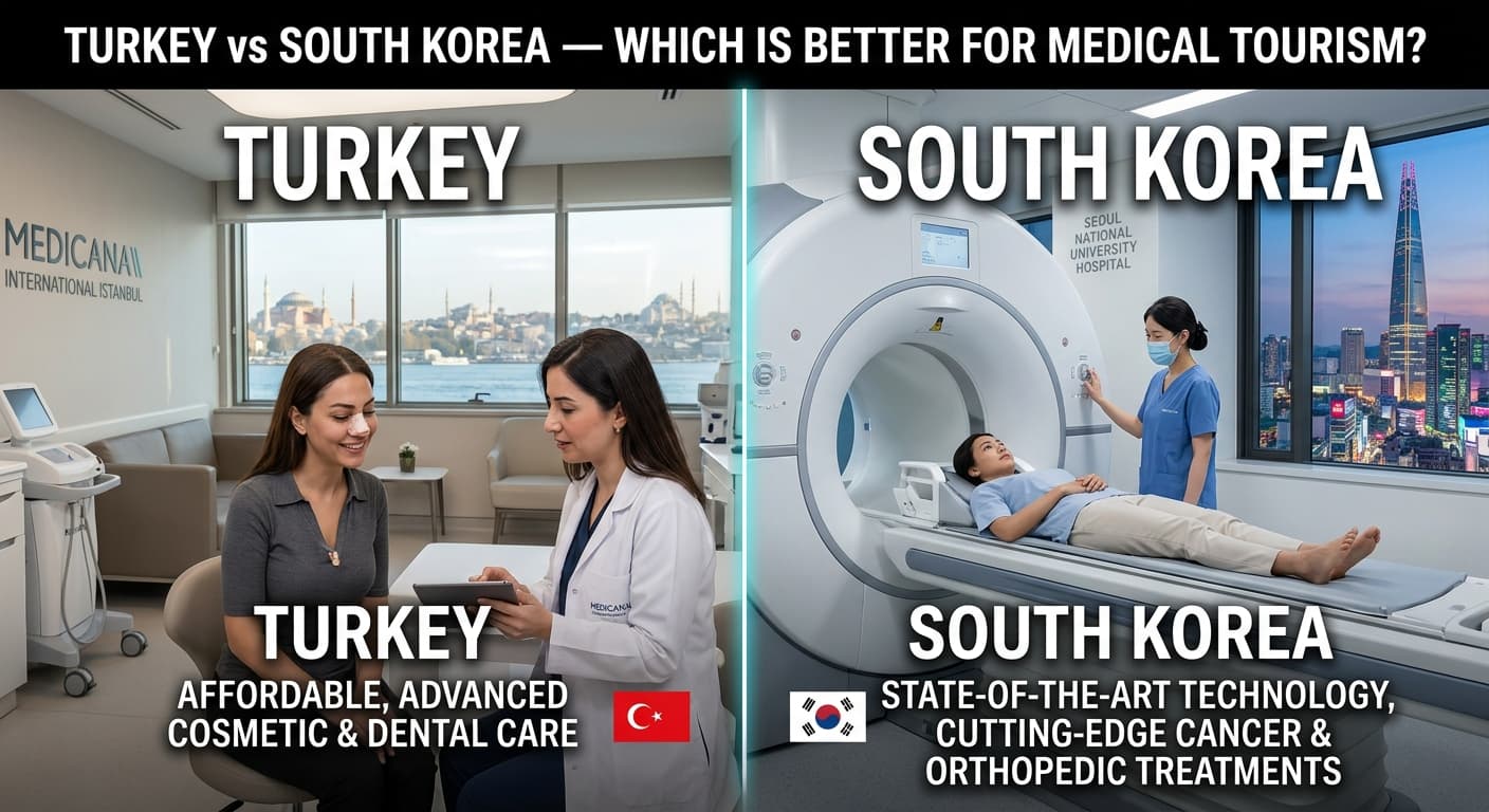 Turkey vs South Korea — which is better for medical tourism? - Featured Image